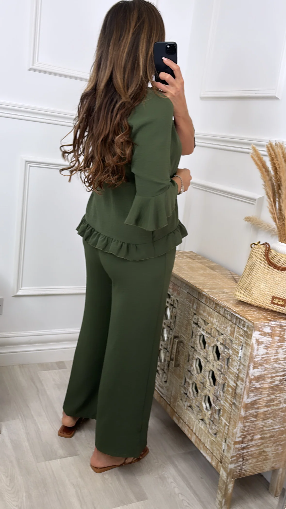Dana Khaki Two Piece Set - Image 4