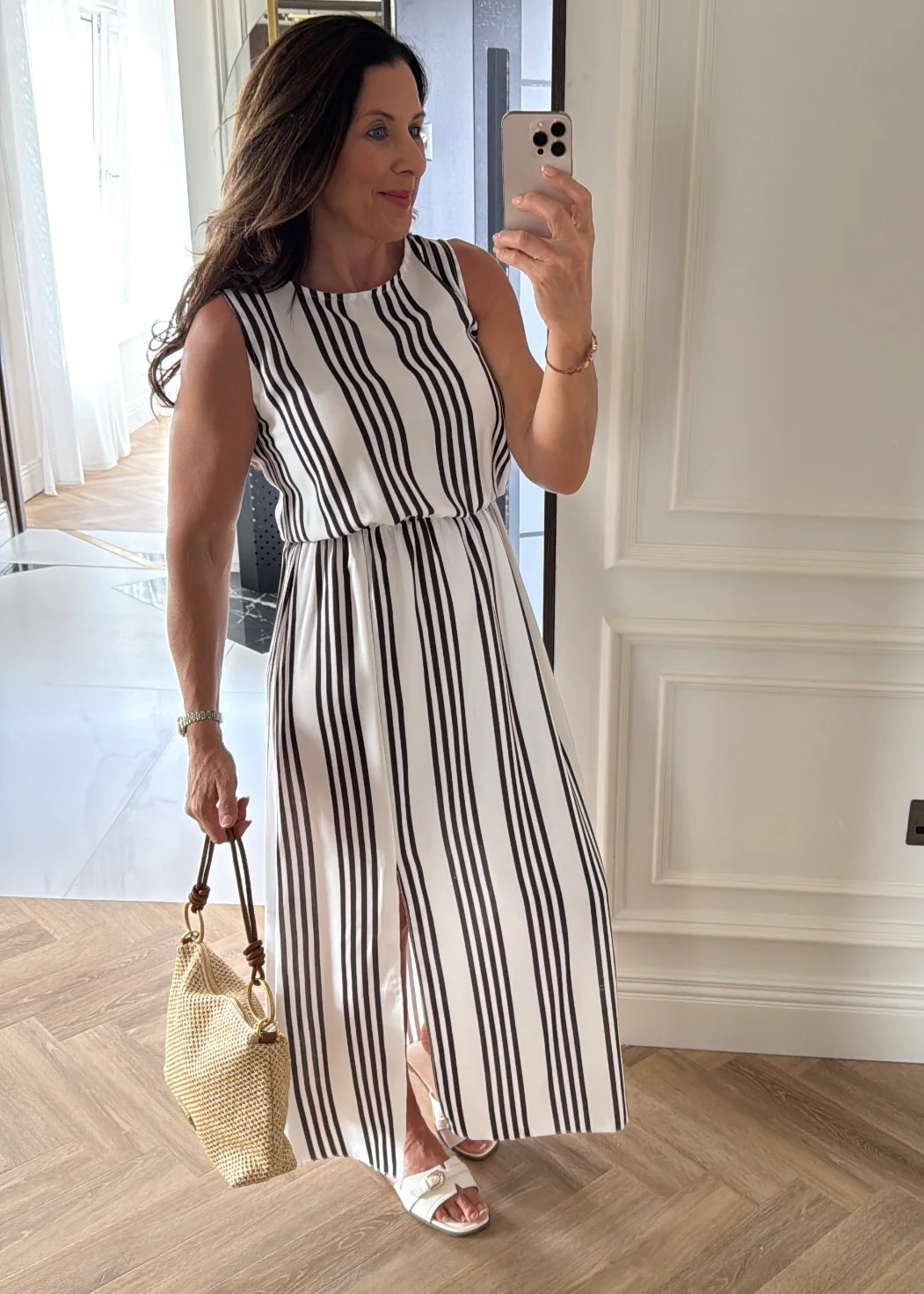 Annmarie Striped Maxi Dress - Image 2