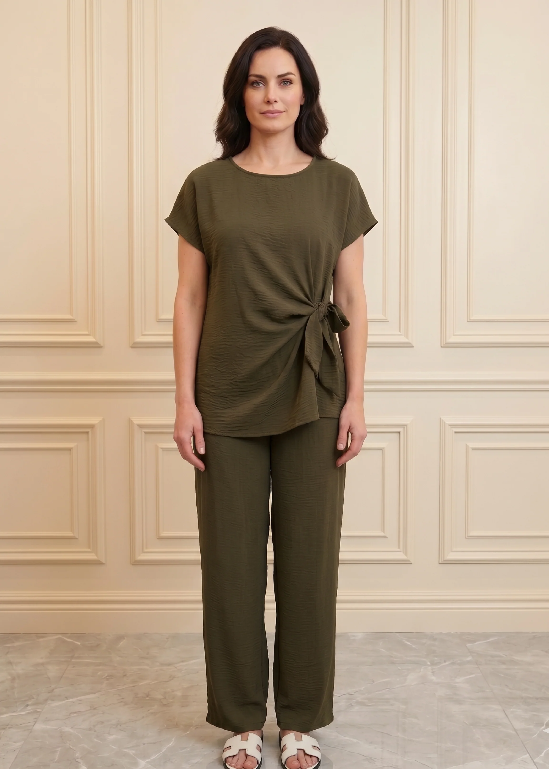 Attracta Khaki Side Knot Set - Image 4