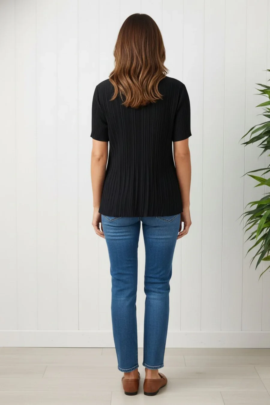 Edie Black Floral Top - Image 5