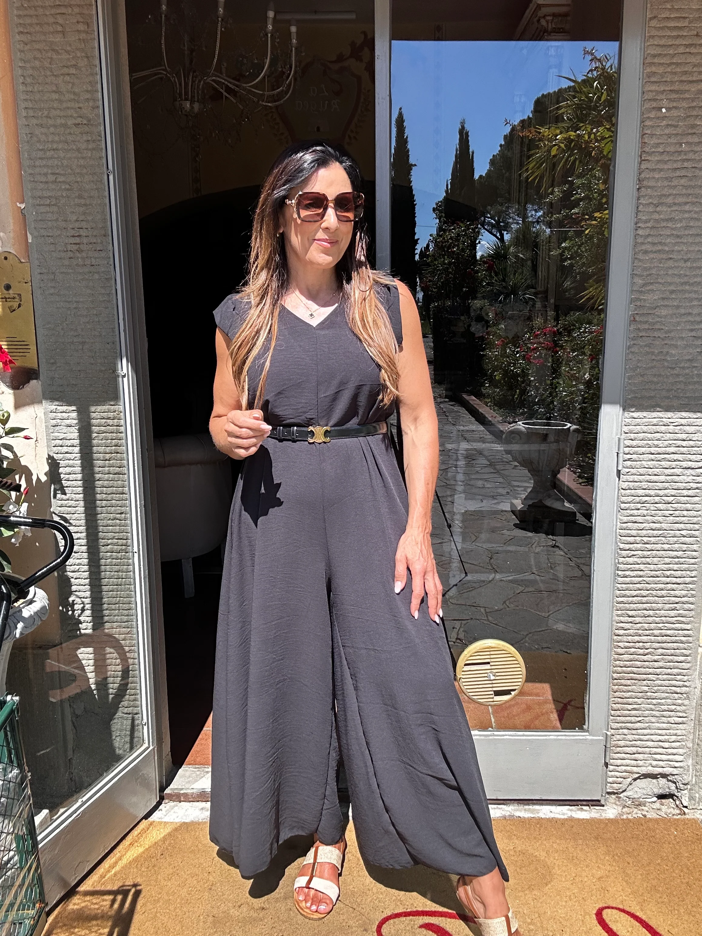 Justine Black Frill Sleeve Jumpsuit - Image 11