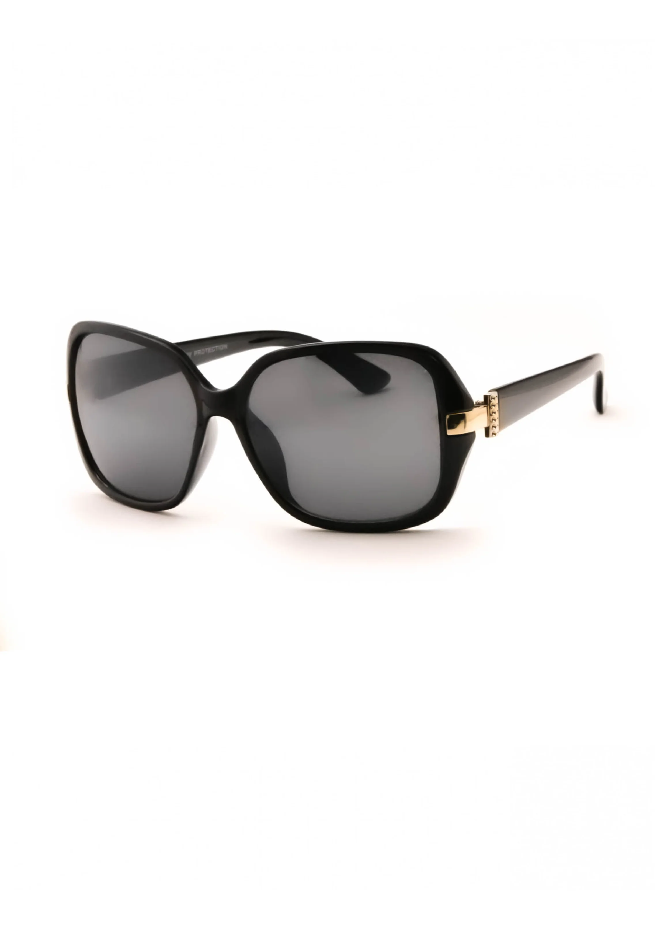 Ketty Black Gold Side Detail Sunglasses - Image 2
