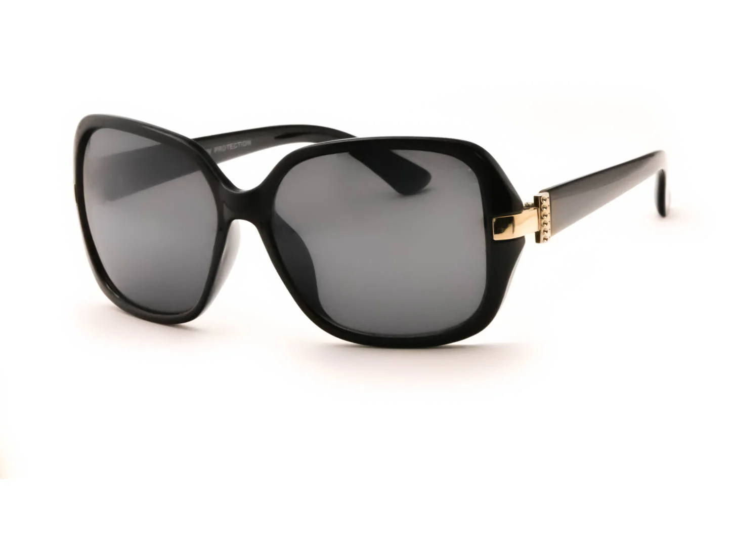 Ketty Black Gold Side Detail Sunglasses - Image 8