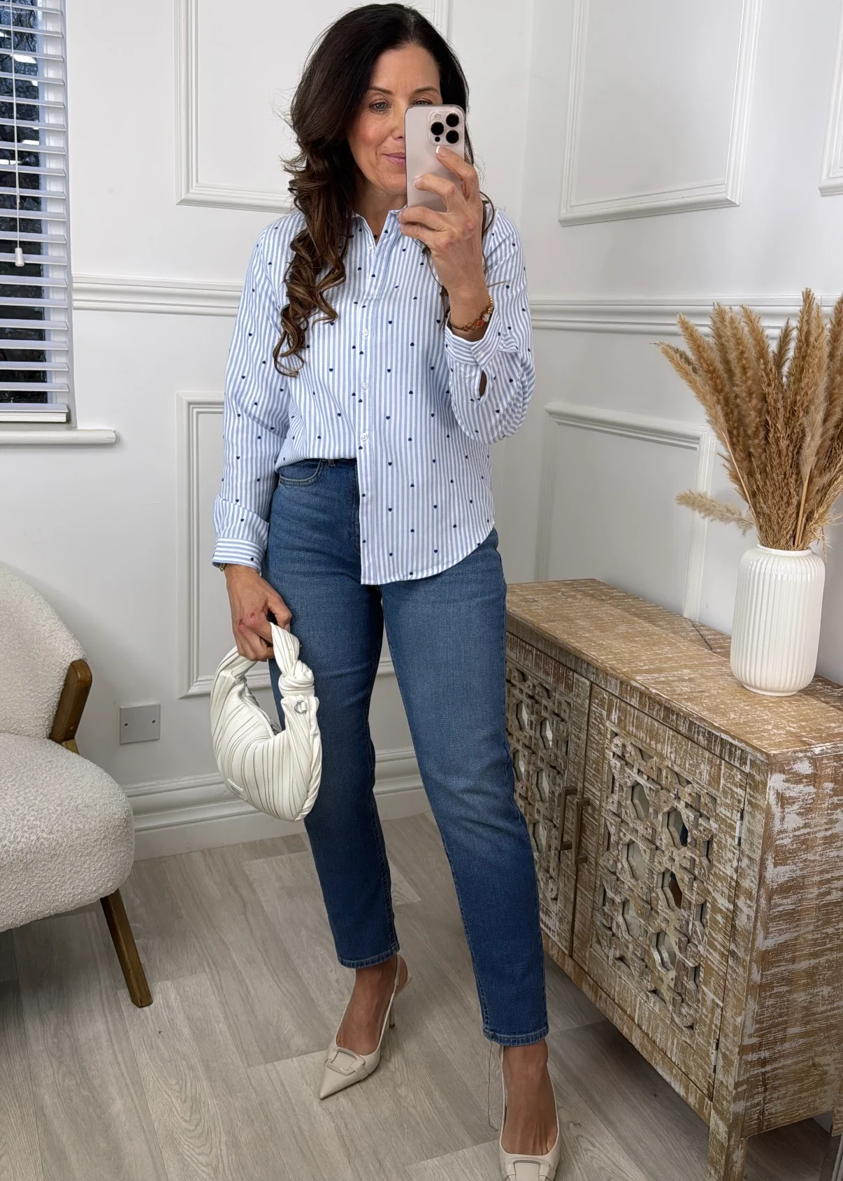 Libra Blue Stripe Shirt - Image 4