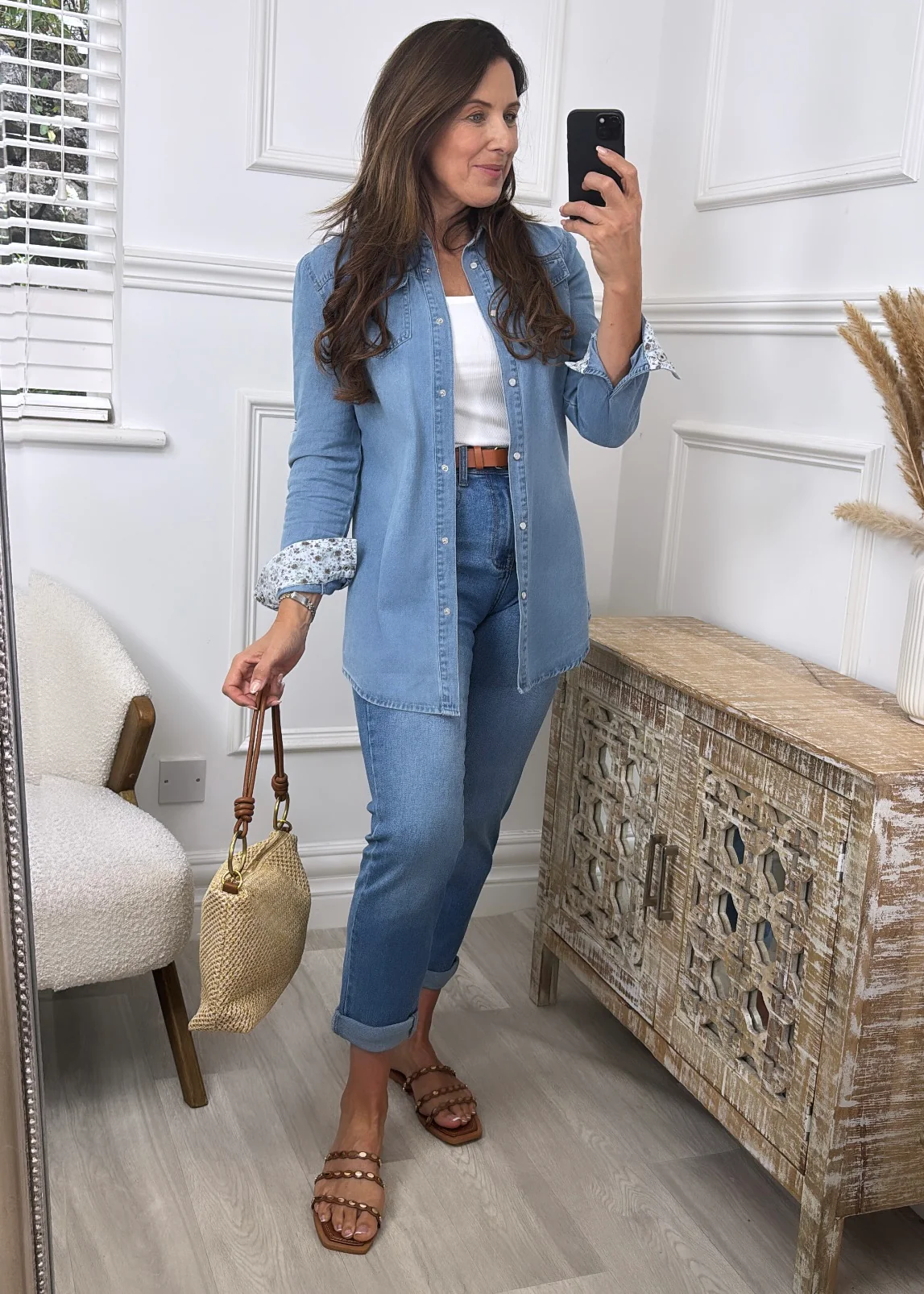 Lorena Light Denim Shirt - Image 2