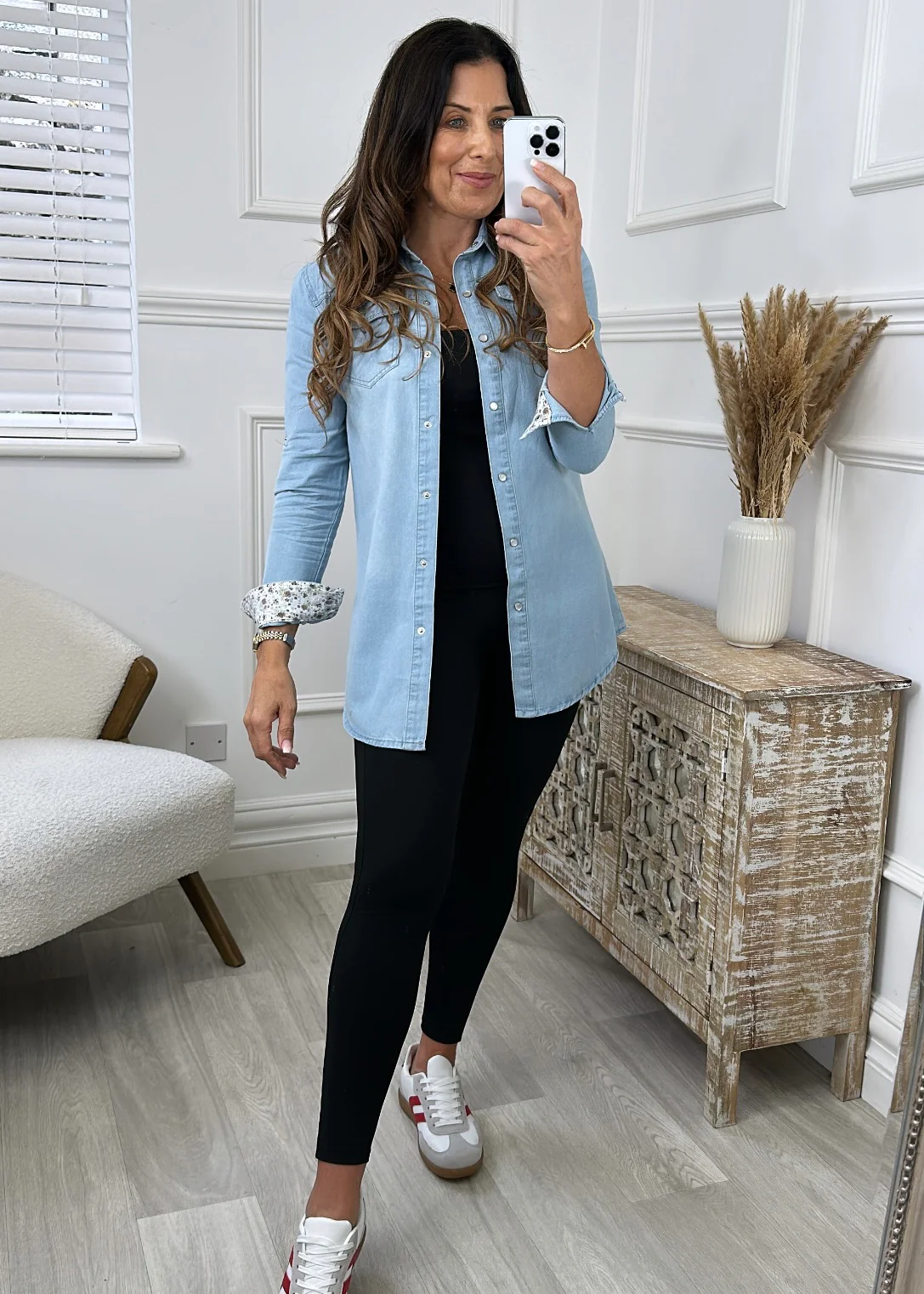 Lorena Light Denim Shirt - Image 5