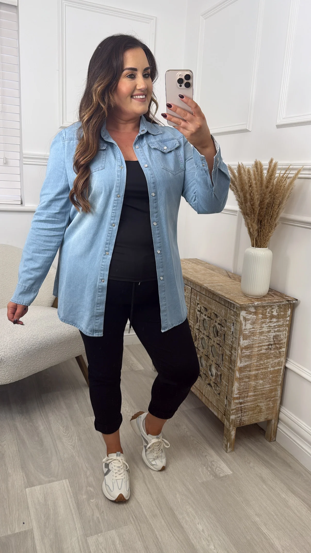 Lorena Light Denim Shirt - Image 7