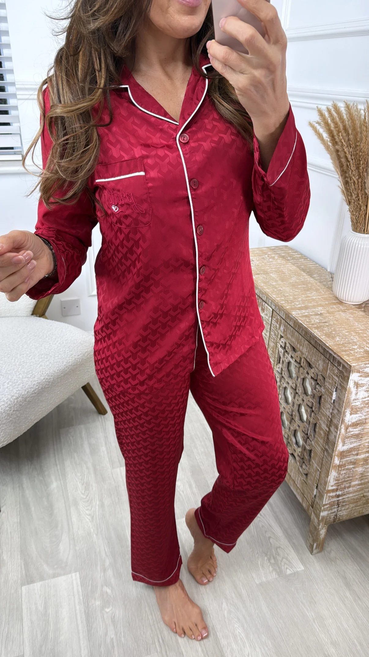 Moana Red Satin Pajama - Image 4