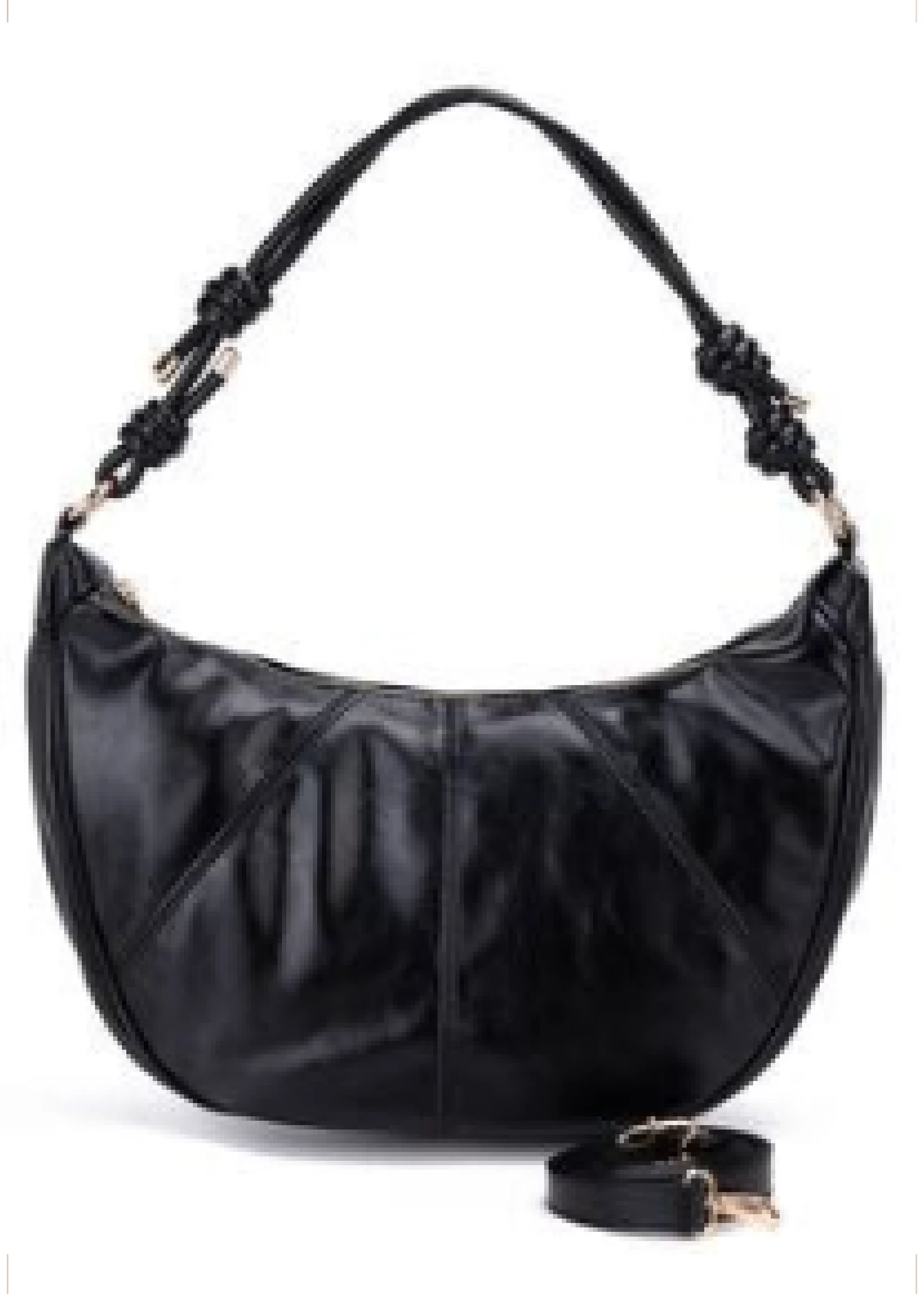 Myra Black Moon Shape Bag