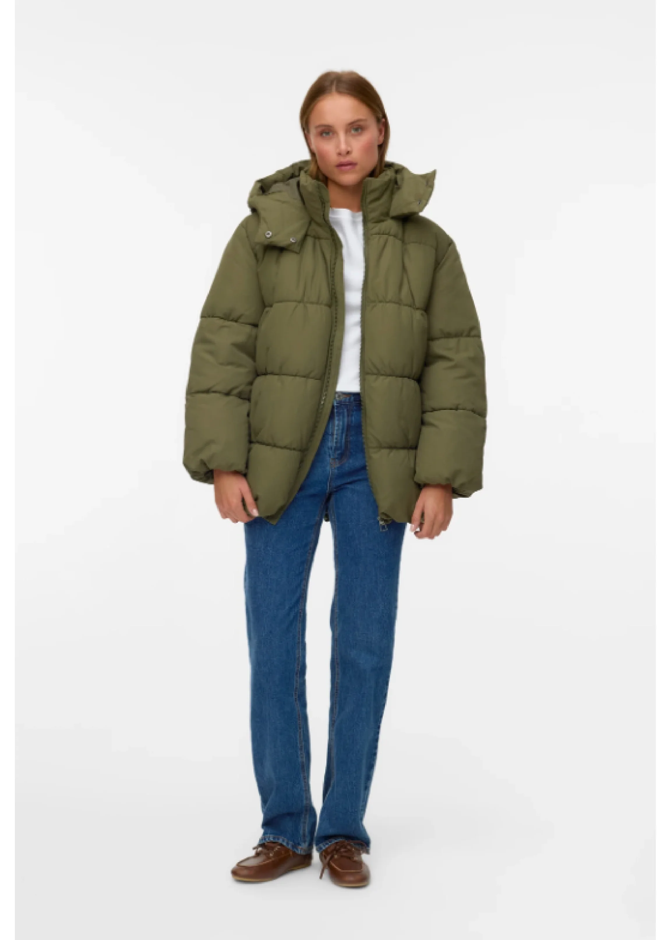 Nio Green Puffer Jacket - Image 3