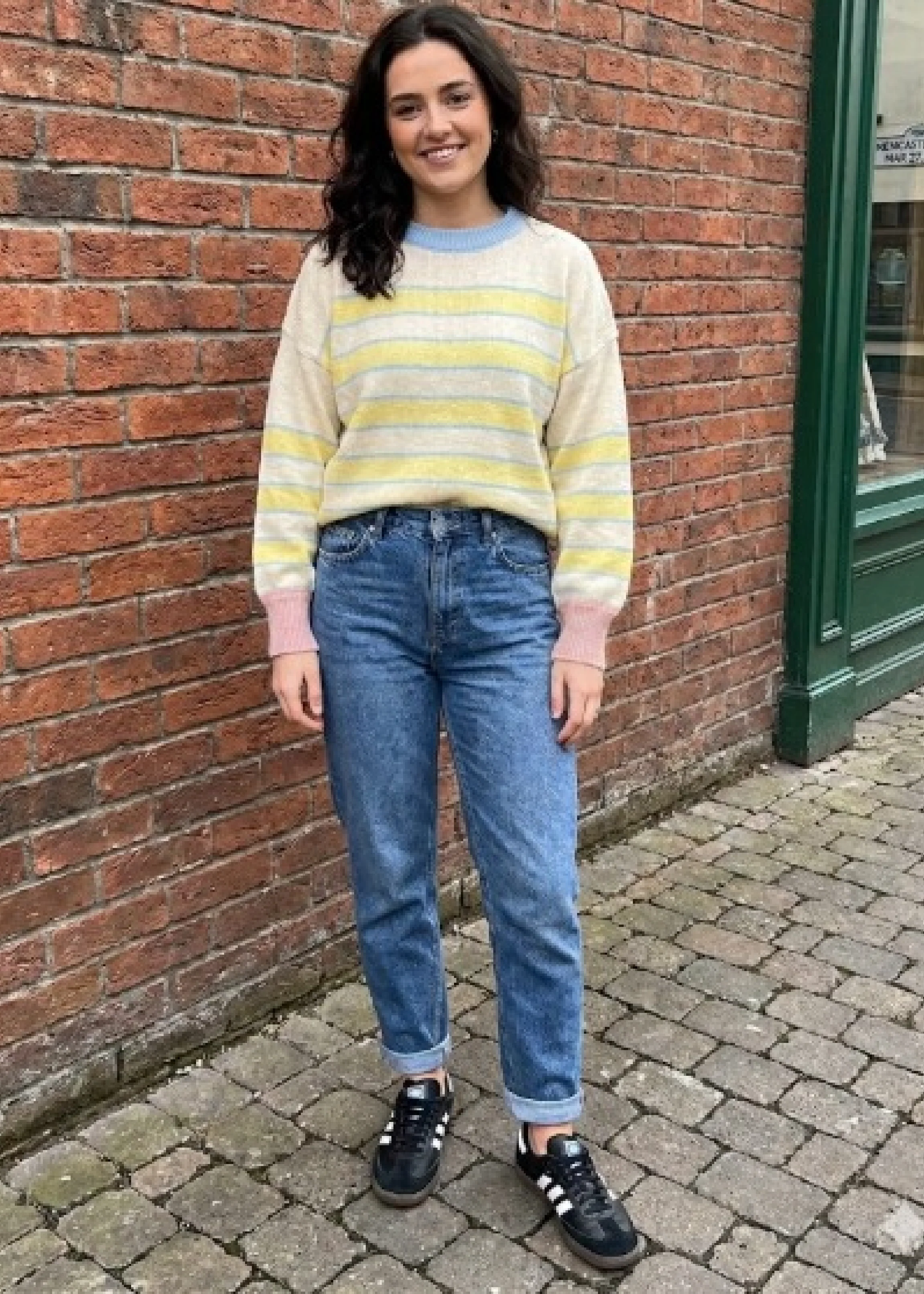 Penelope Yellow Stripe Jumper - Image 4
