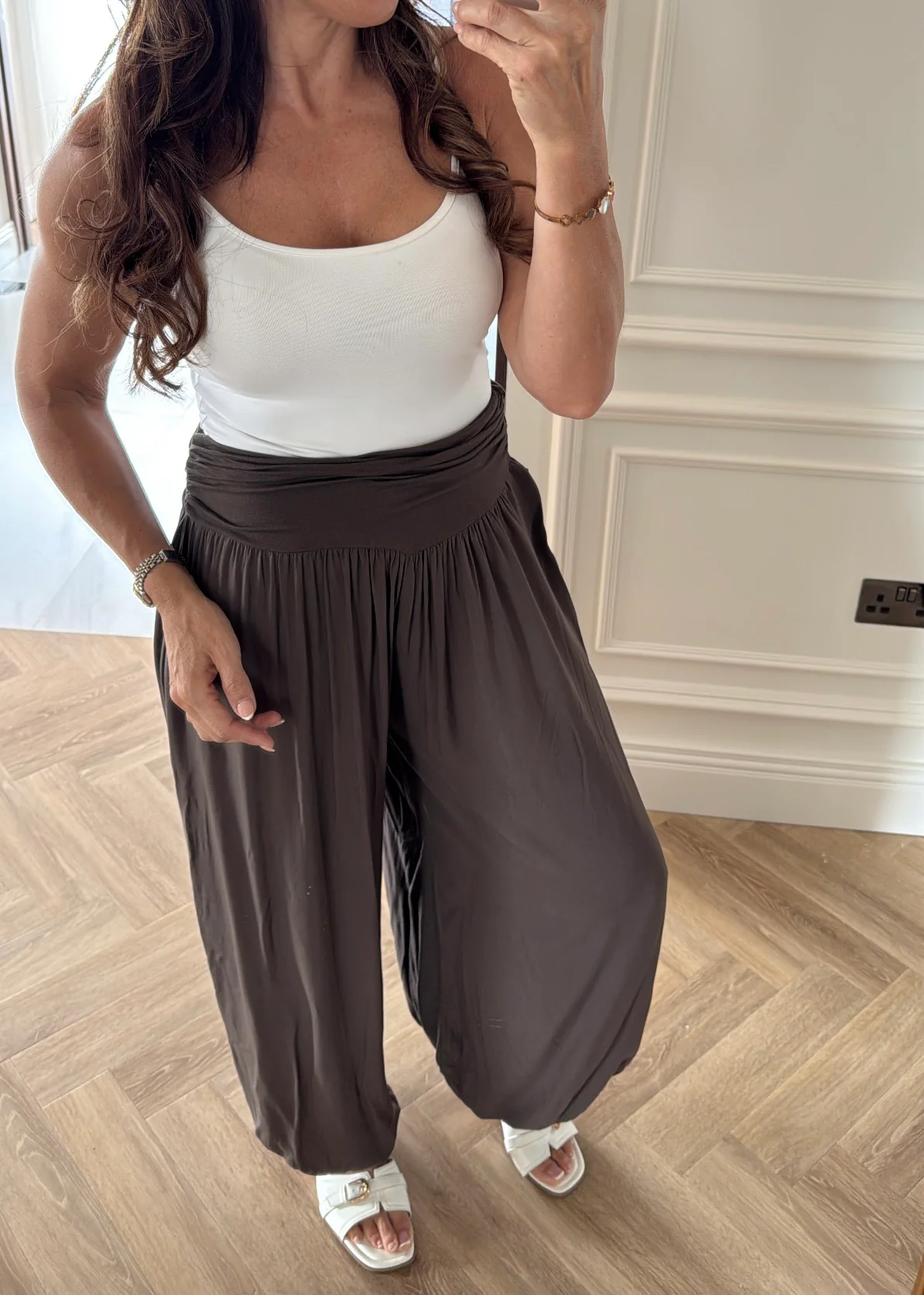 🖤Pre Order🖤 Vicki Brown Harem Pants - Image 2