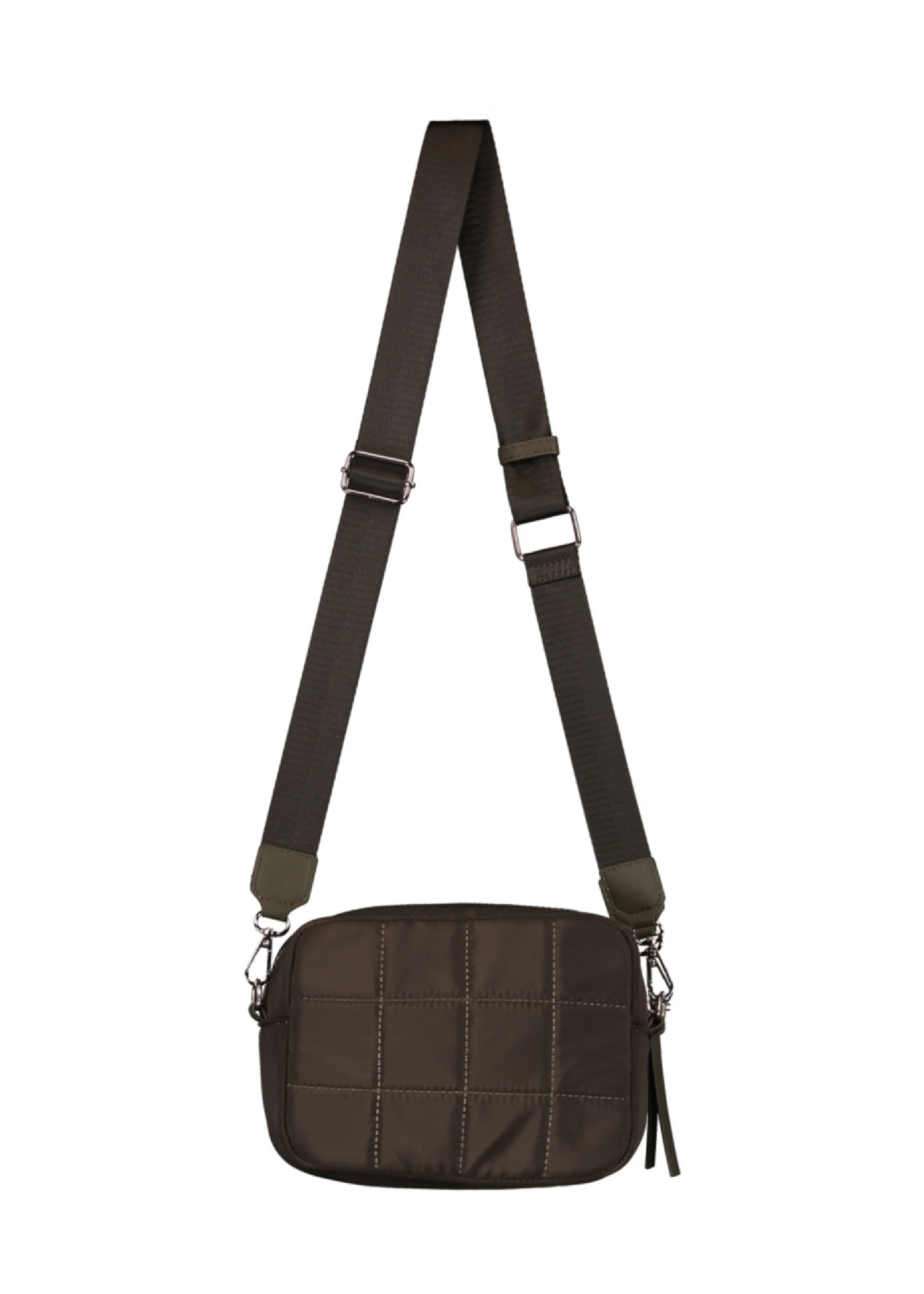 Zurri Khaki Quilted Bag - Image 2